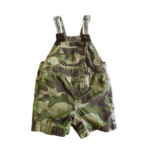 George Camo Cotton Shortalls 0-3 Months